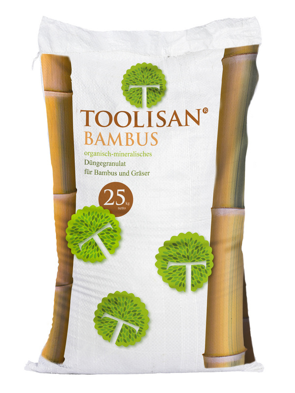 Bambus düngen, aber richtig! Bambusdünger Toolisan® 25 kg-Sack