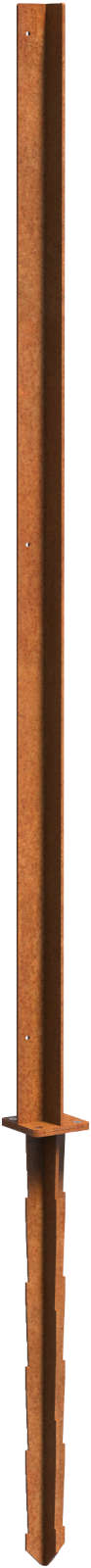 Cortenstahlpfosten-fuer-Cortenstahlwaende-AD10002 Cortenstahlpfosten für Motivwände