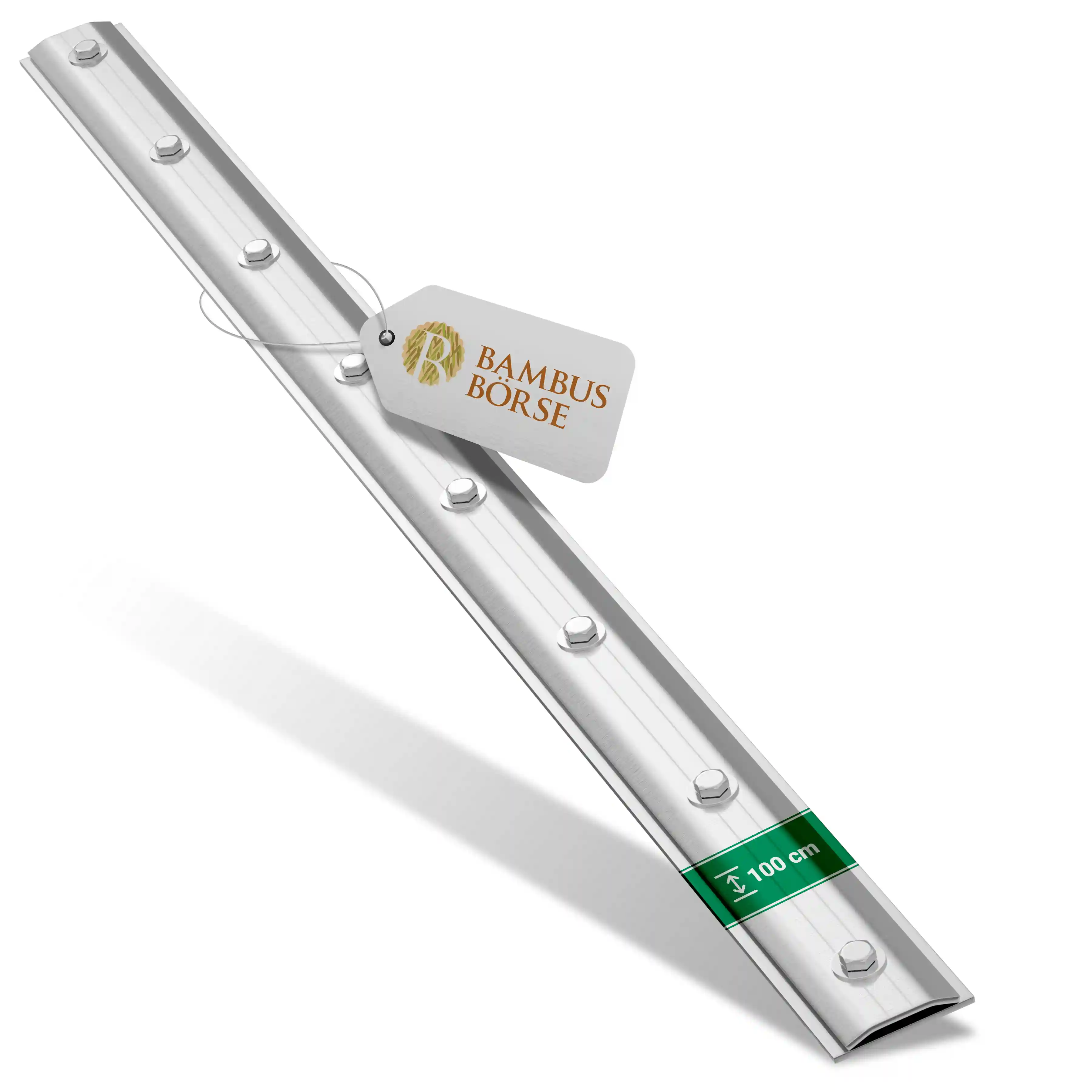 Aluminium-Verschlussschiene mit acht Verschraubungen