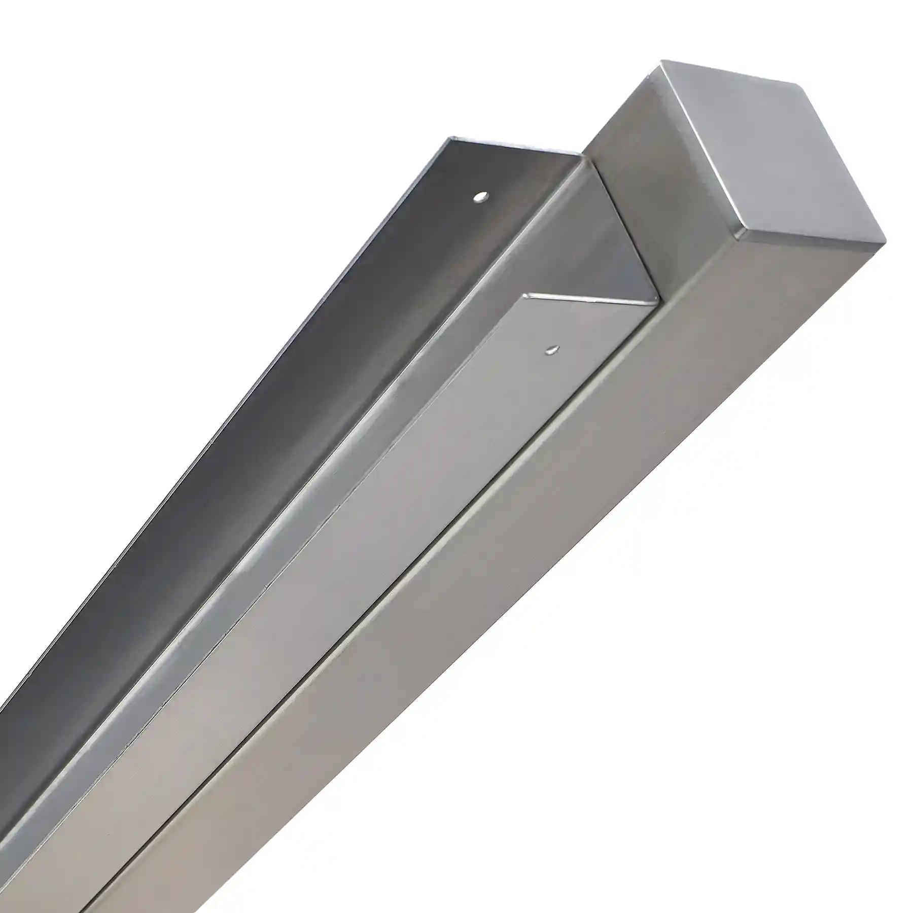 Stahlprofil für stabile Zaunmontage.