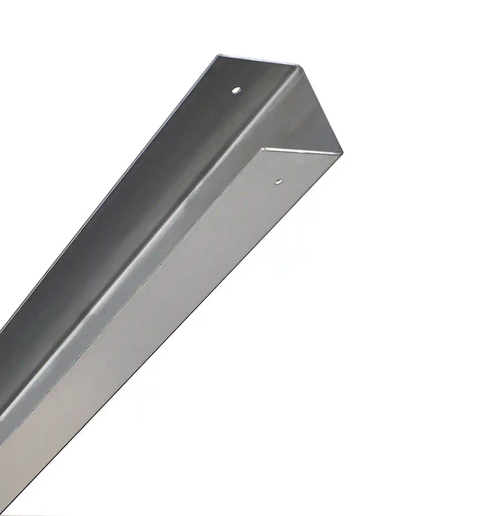 Wandhalterung aus Edelstahl V2A zur sicheren Fixierung von Bambuszaun Elementen.