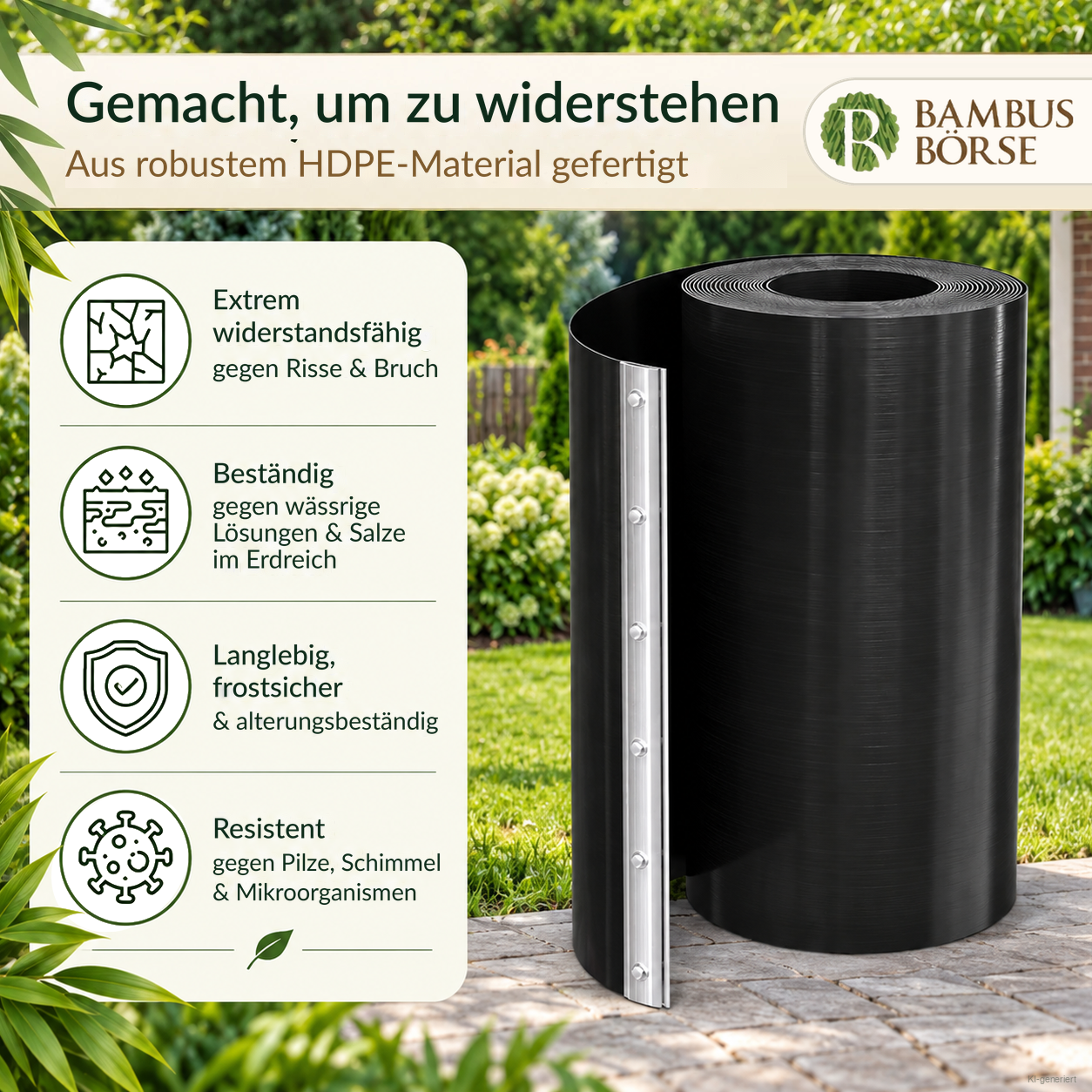 Rhizomsperren kaufen: Wurzeln begrenzen