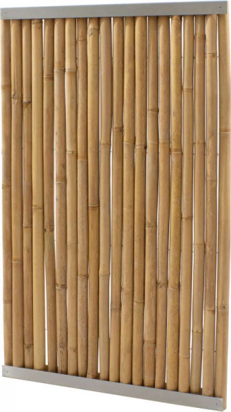 Bambuszaun: Zaunfeld mit oberem &amp; unterem Abschlussprofil*